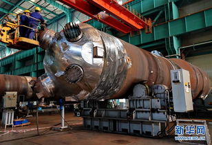 我国核电出口产品 华龙一号 核电机组蒸汽发生器完成总装